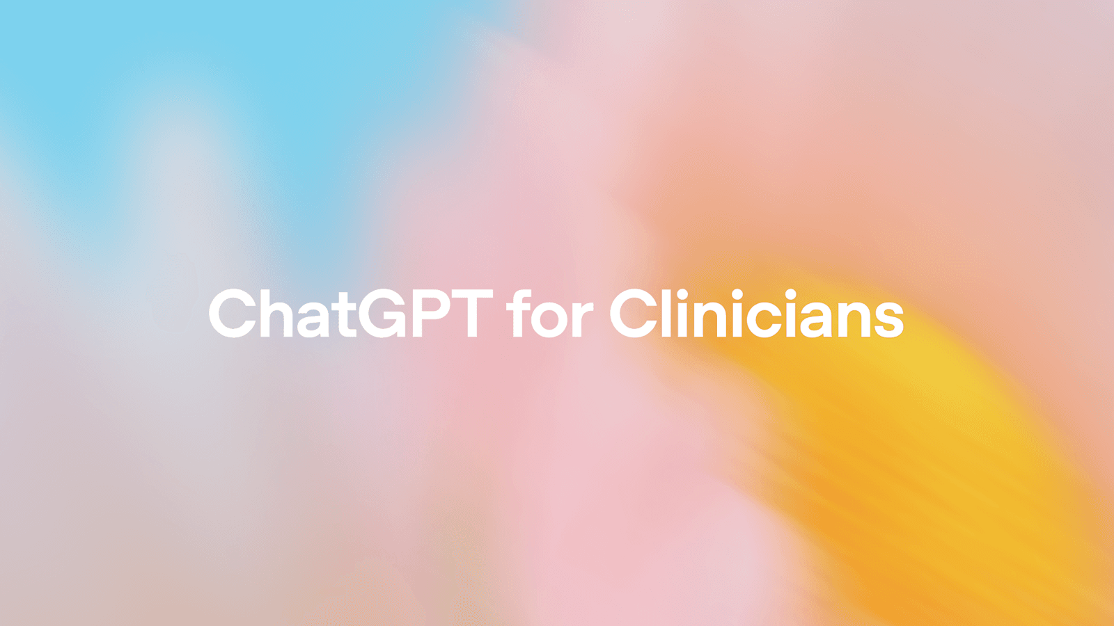 OpenAI Launches Free GPT-5.4 Access for Verified U.S. Clinicians