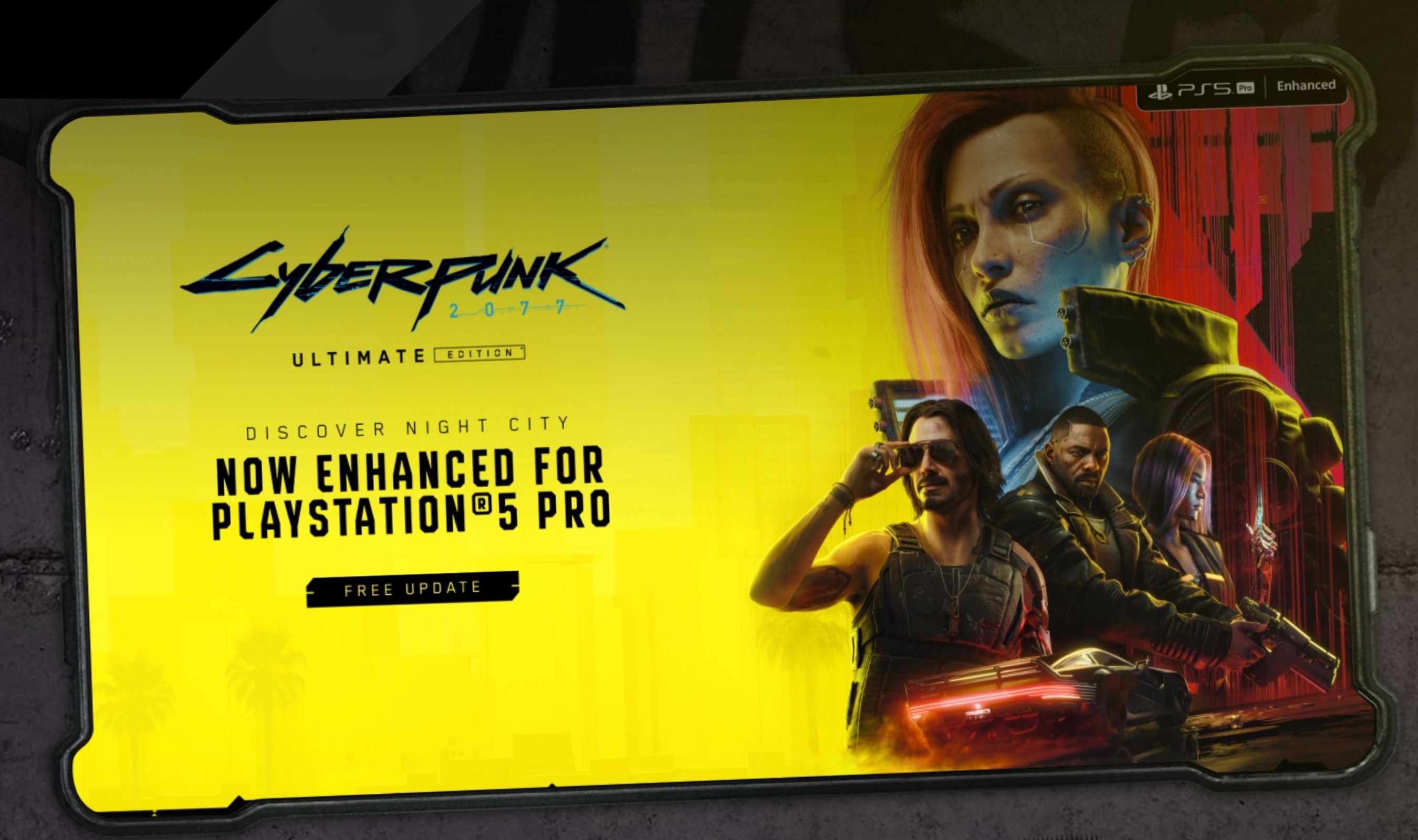 CD Projekt Red reverses course and launches free Cyberpunk 2077 PS5 Pro update