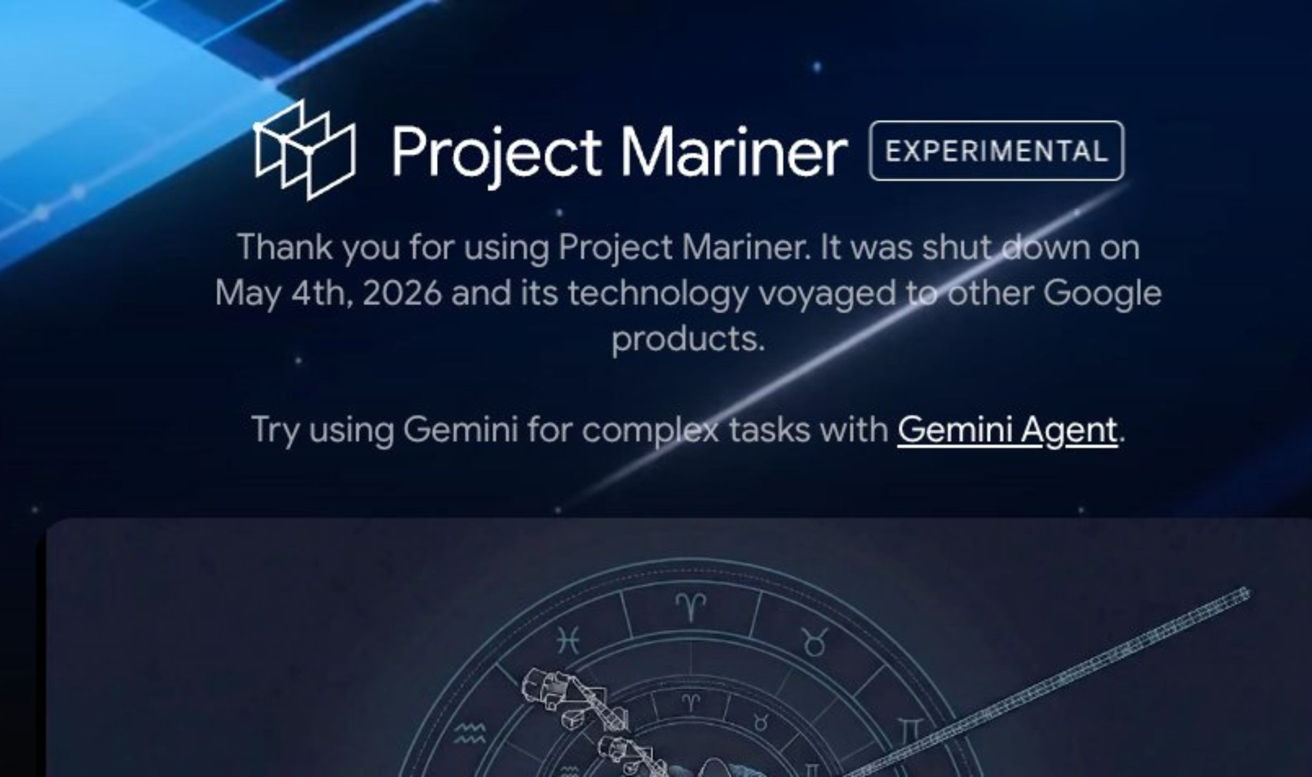 Google Quietly Shut Down Project Mariner on May 4 Without Public Announcement