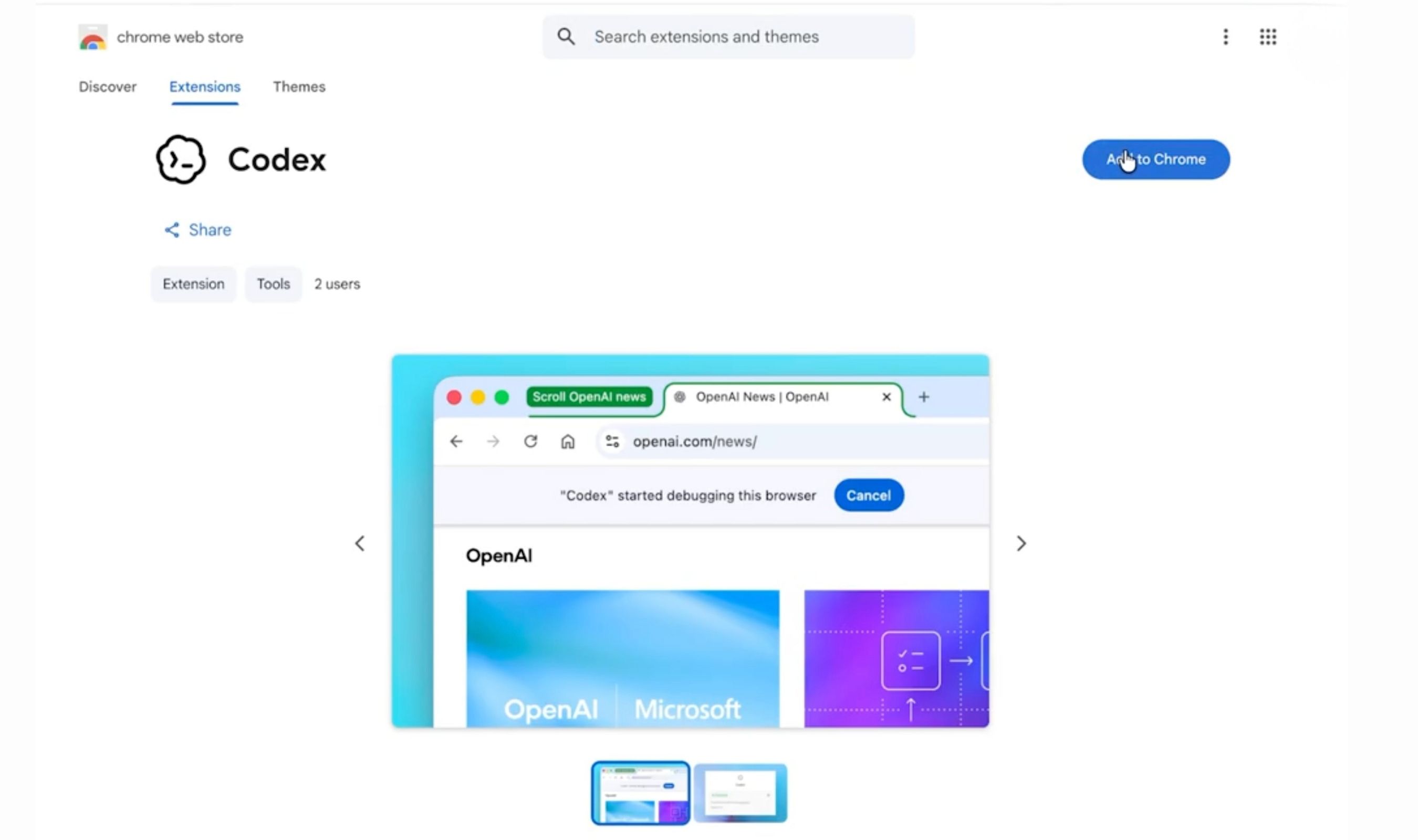 OpenAI Launches Codex Chrome Extension for Background Web Development Tasks