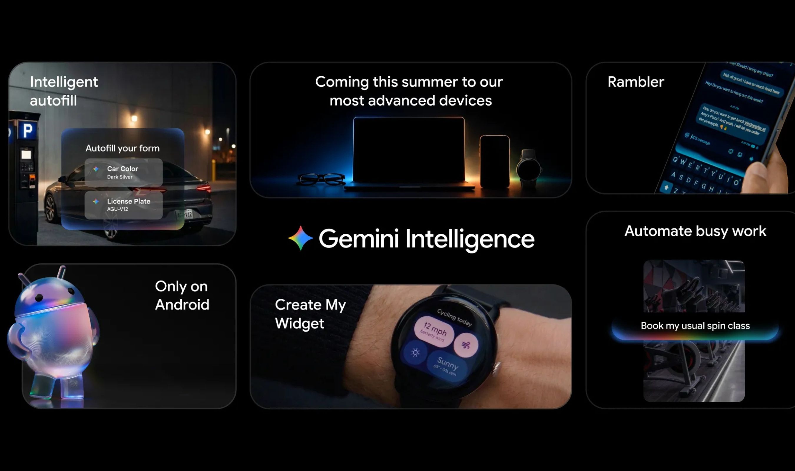 Google Unveils Gemini Intelligence Suite with Generative Widgets and Gboard Rambler