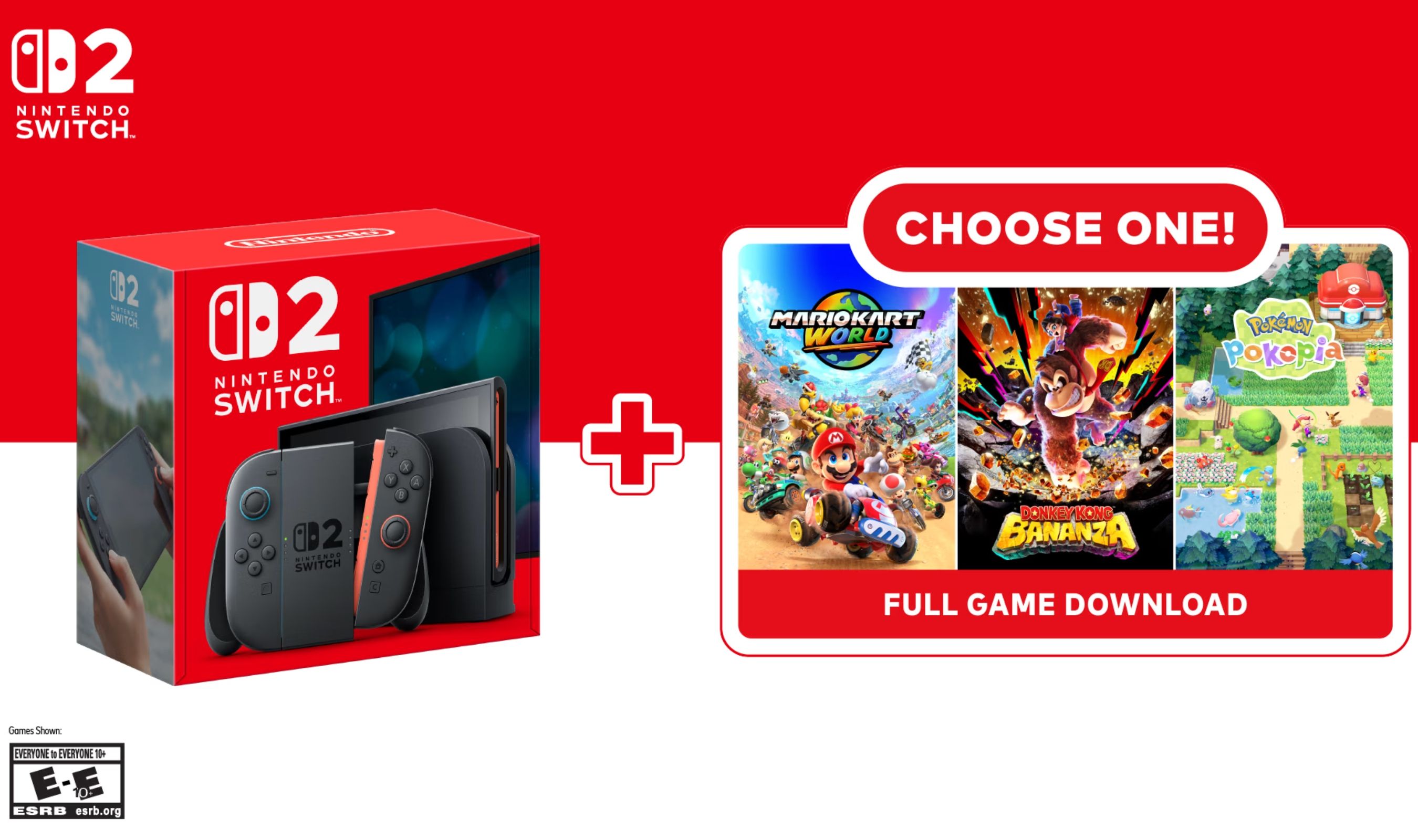 Nintendo Launches Switch 2 Choose Your Game Bundle at Amazon and GameStop Weeks Early